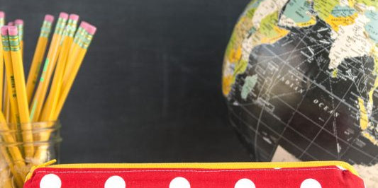 Zipper Pencil Case with Chalk Board 