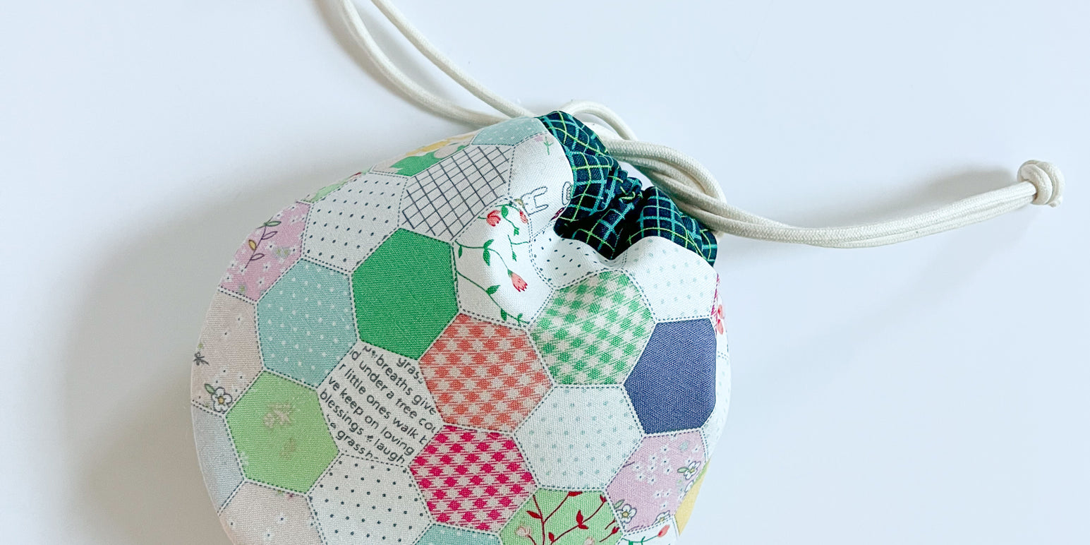 How to Sew a Round Drawstring Bag