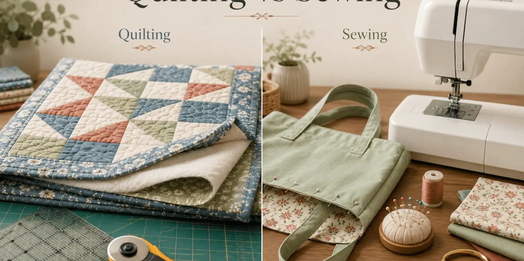 Quilting vs Sewing