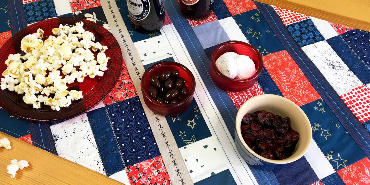 Patriotic Patchwork Table Runner