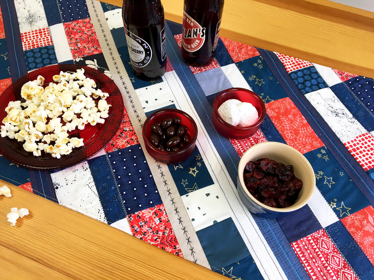 Patriotic Patchwork Table Runner