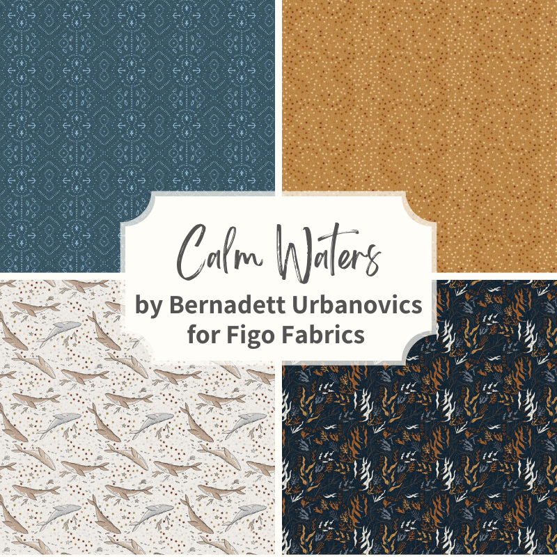 Calm Waters by Bernadett Urbanovics for Figo Fabrics