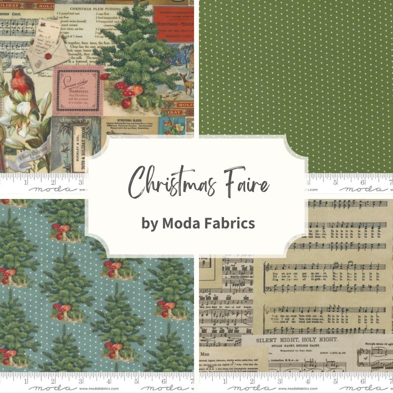 Christmas Faire Fabric Collection designed by Cathe Holden