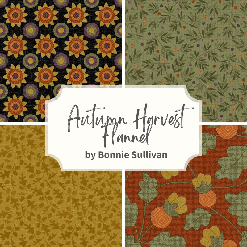 Autumn Harvest Flannel Fabric Collection