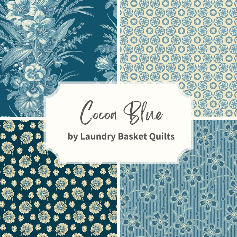 Cocoa Blue Fabric Collection