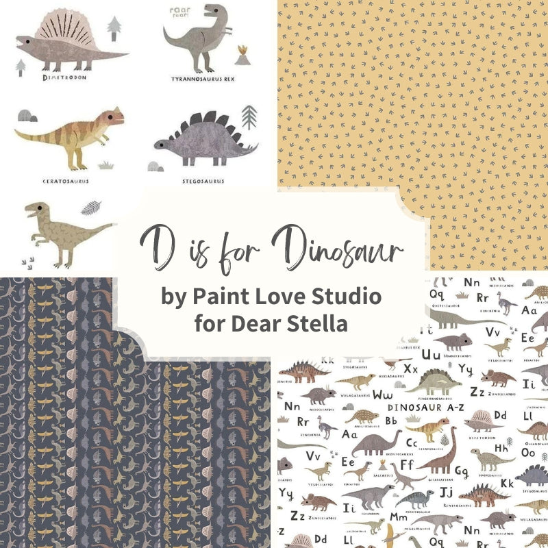 D is for Dinosaur by Paint Love Studio for Dear Stella