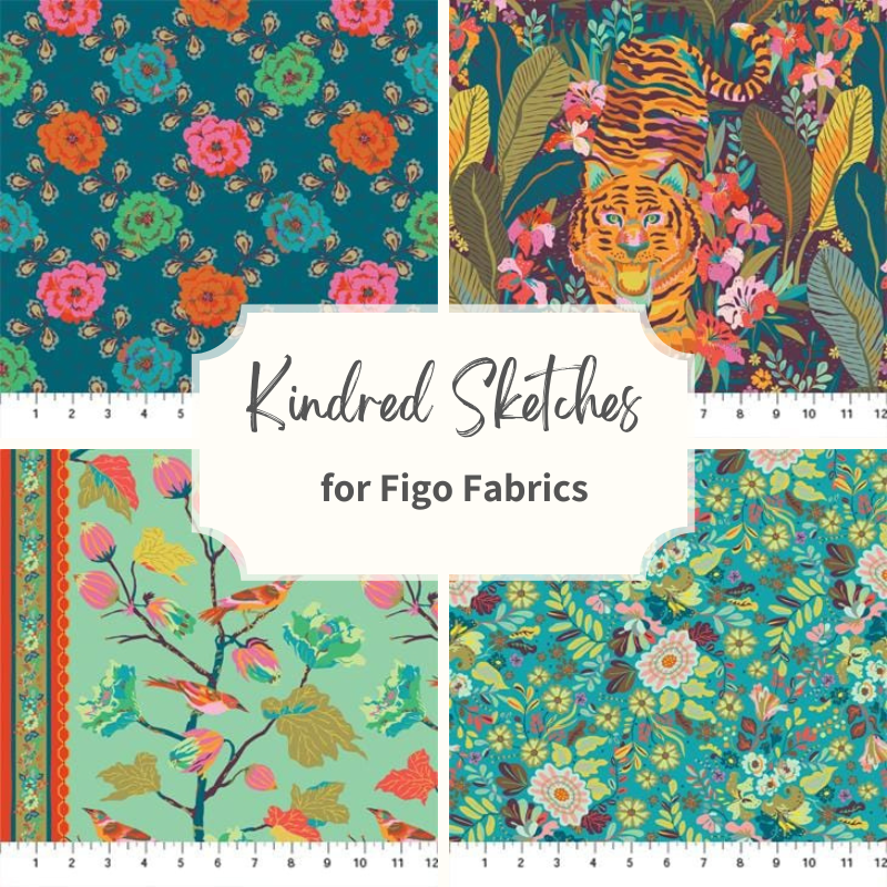 Kindred Sketches Fabric Collection