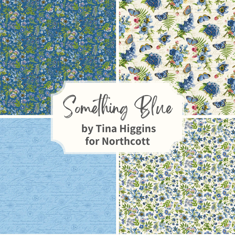 Something Blue by Tina Higgins for Northcott Collection