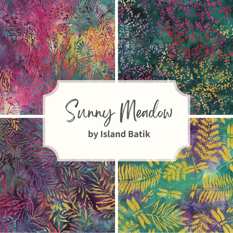 Sunny Meadows Island Batik Collection