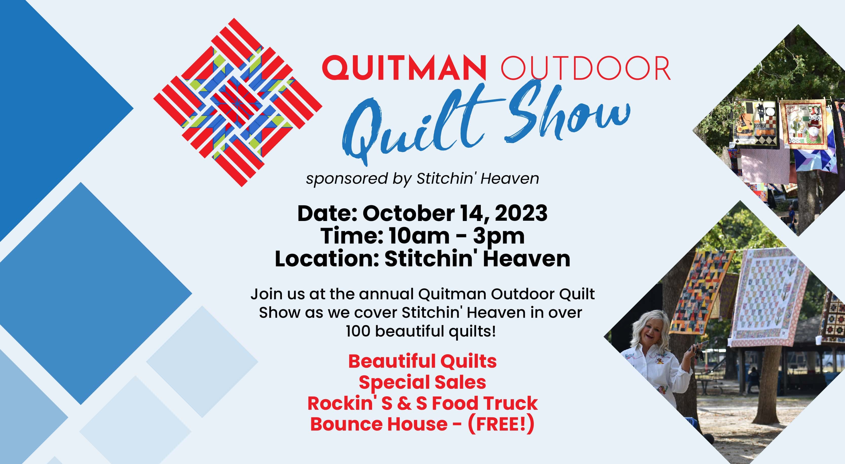 Stitchin' Heaven Quilt Fabric, Quilt Kits, Block of the Month