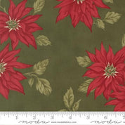 Poinsettia Floral Holly - Candlelight Christmas