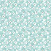 Small Floral Teal - Petal Whispers