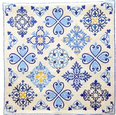 Image of Arabesque quilt.