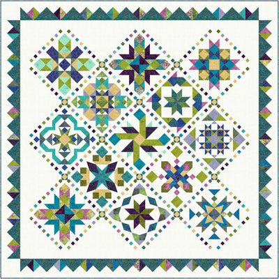 Image of Aspiring Stars quilt.