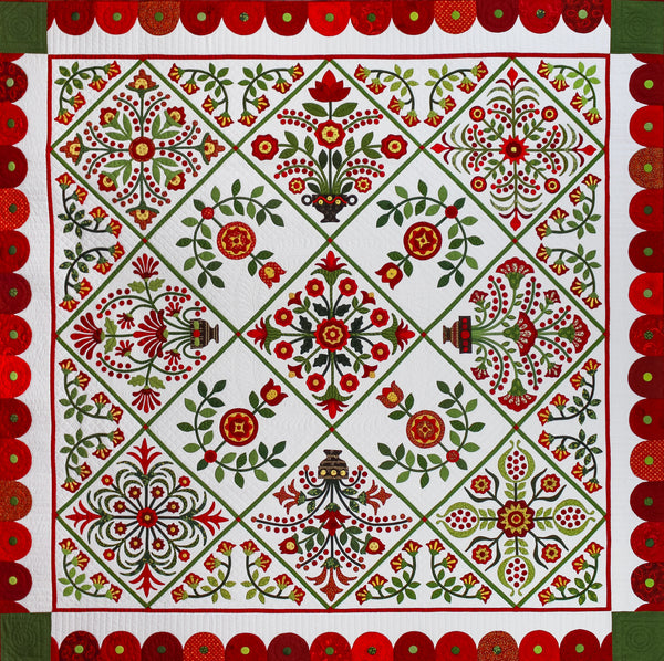 Bed of Roses Block Of The Month Quilt