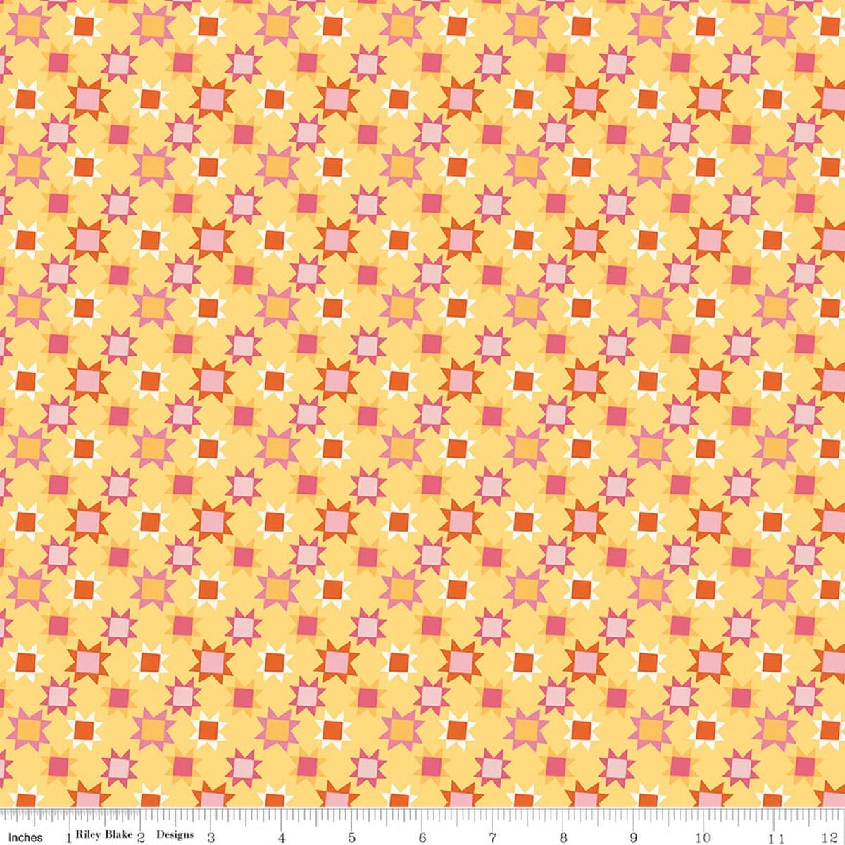 Stars Yellow - Patchwork