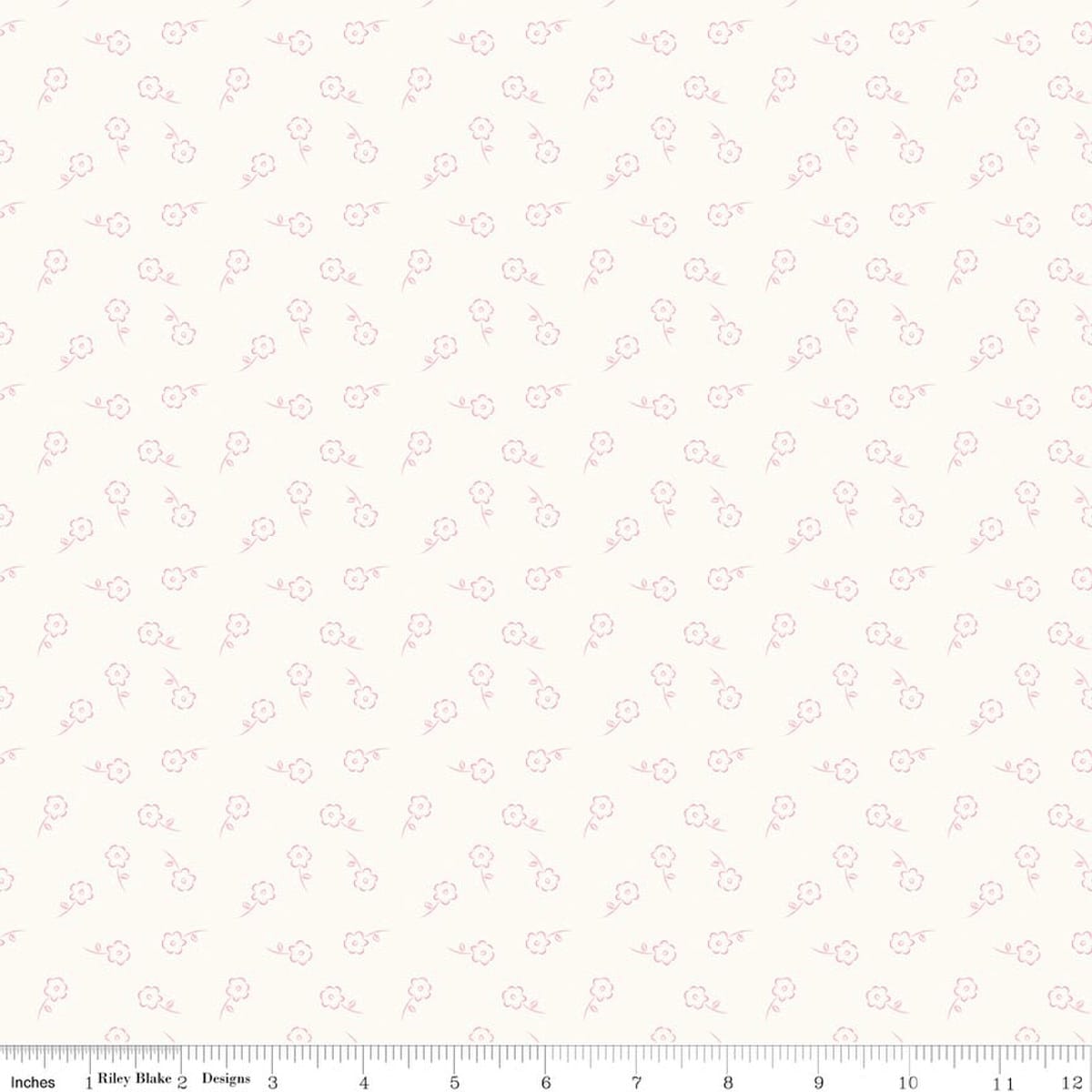 Dainty Floral Cream - Sweet Pink