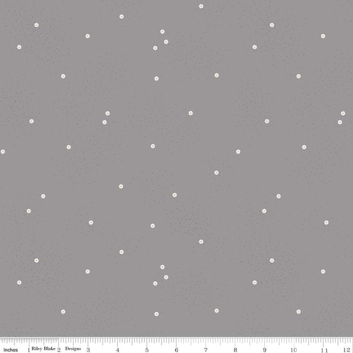 Daisy Dots Gray - Dainty Daisy