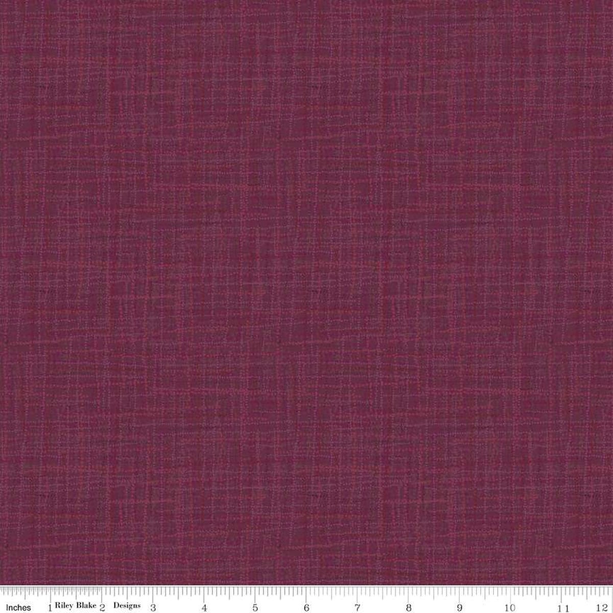 Plum - Grasscloth Cottons