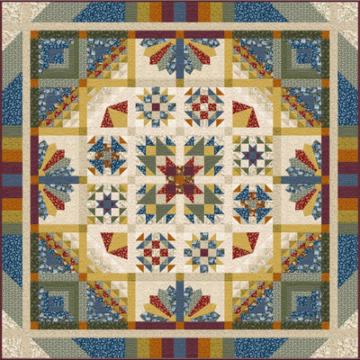 Image of England Reflections quilt.