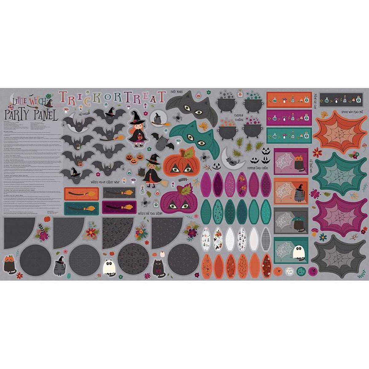 Party Felt Panel - Little Witch