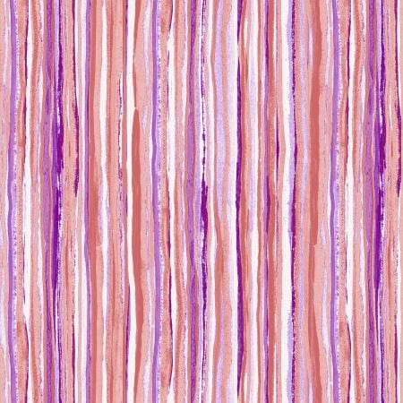 Fancy Stripes - Hot Coral RJ1405-HC8
