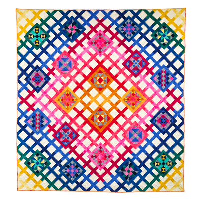 Image of Fantasy Flights quilt.