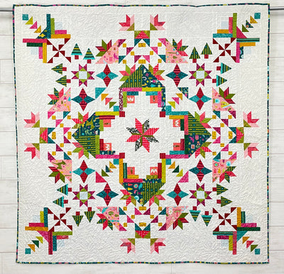 Image of Holiday Extravaganza quilt.