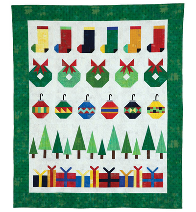 Image of How the Grunge Stole Christmas quilt.