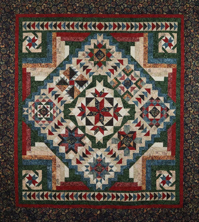 Image of Nature's Lodge quilt.