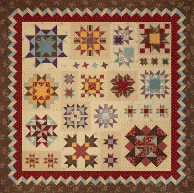 Image of Oh Susanna's Stars quilt.