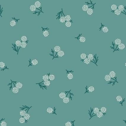 Stitched Berries - Stitched Berries Green MAS11174-G