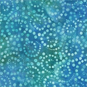 Sun Catchers - Teal Spiral Dots 5813