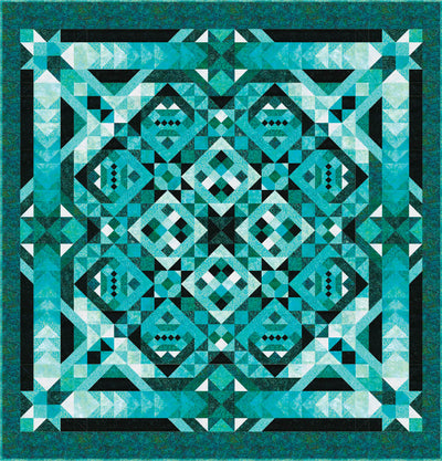 Image of Teal-ing Good quilt.