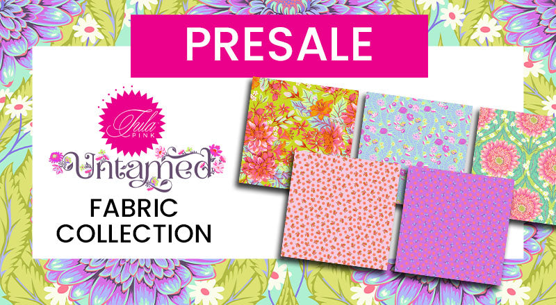 Images of Tula Pink's Untamed Fabrics available for presale