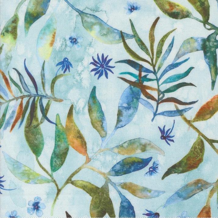 Wanderlust - Frondest Friends Floral Leaves Dawn 39841-12