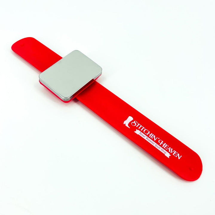 Stitchin' Heaven - Red Slap Bracelet Pin Magnet 133464