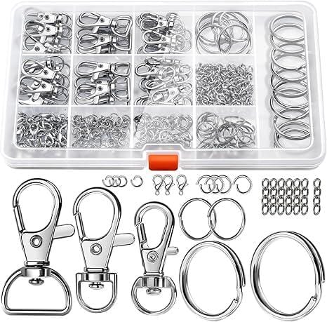 265 piece Key Chain Clips - Silver LL-Z-236