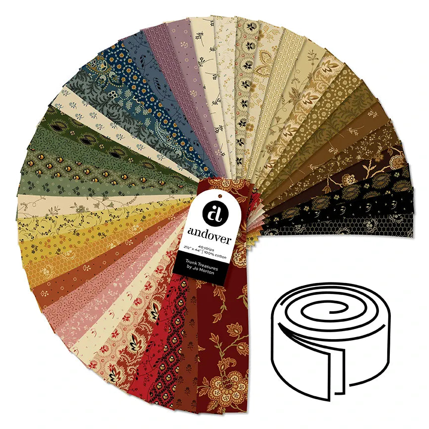 2.5" Strip Roll - Trunk Treasures 2S-TRUNK-40