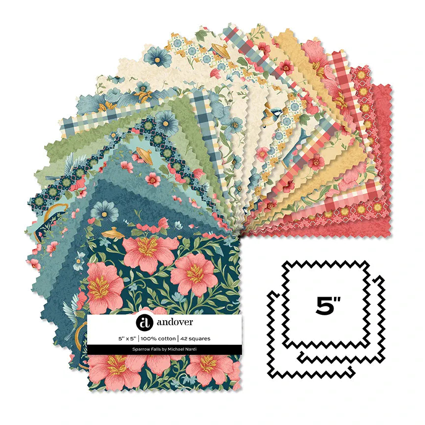5" Square 42pcs - Sparrow Falls 5-SPAR-42