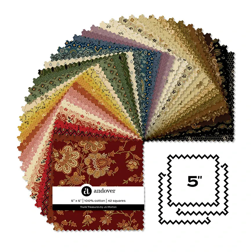 5" Square 42pcs - Trunk Treasures 5-TRUNK-42