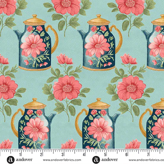 Afternoon Tea Blue - Sparrow Falls A-10390-B1