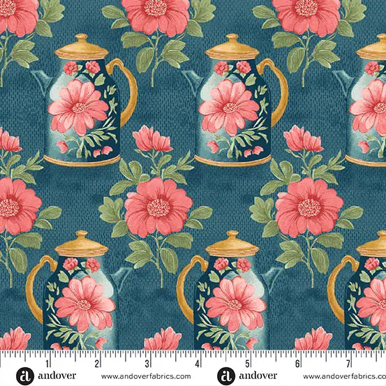Afternoon Tea Deep Prussian - Sparrow Falls A-10390-B