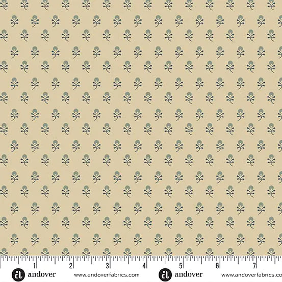 Ditsy Cream - Trunk Treasures A-5023-L