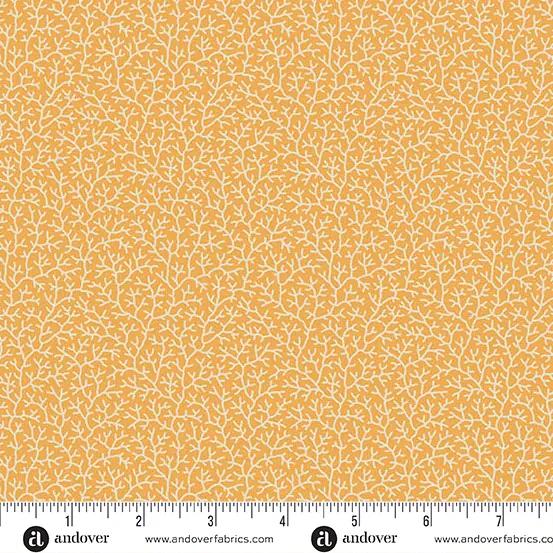 Branch Coral Tangerine - Paradise A-10383-Y