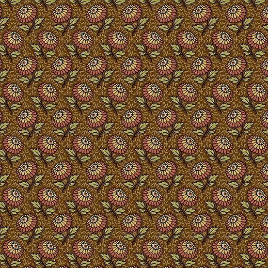 Autumn Woods - Mums Brown A-655-N