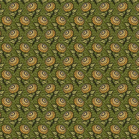 Autumn Woods - Mums Green A-655-G