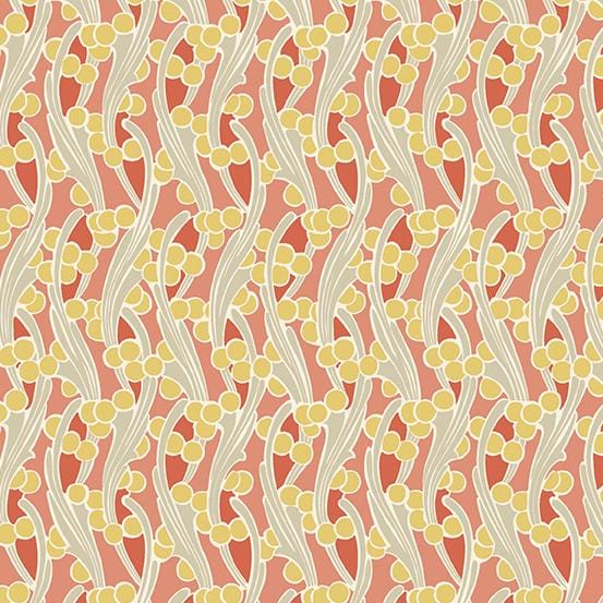 Fleur Nouveau - Seaweed Orange A-704-O