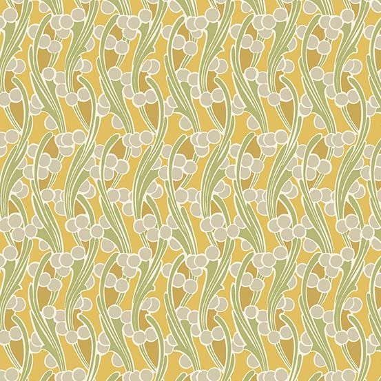 Fleur Nouveau - Seaweed Yellow A-704-Y