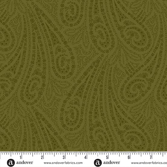 Grand Paisley - Olive A-5866-G2